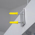 kelvo® ORION KLV-101-0363-V3 Φωτιστικό Τοίχου / Απλίκα LED 72W 7200lm 120° AC 220-240V IP20 Ρυθμιζόμενο Λευκό CCT με Χειριστήριο από 2700K έως 6000K Dimmable - Lumileds SMD Chip - Λευκό Ματ - Μ120 x Π5 x Υ7.5cm - 3 Χρόνια Εγγύηση