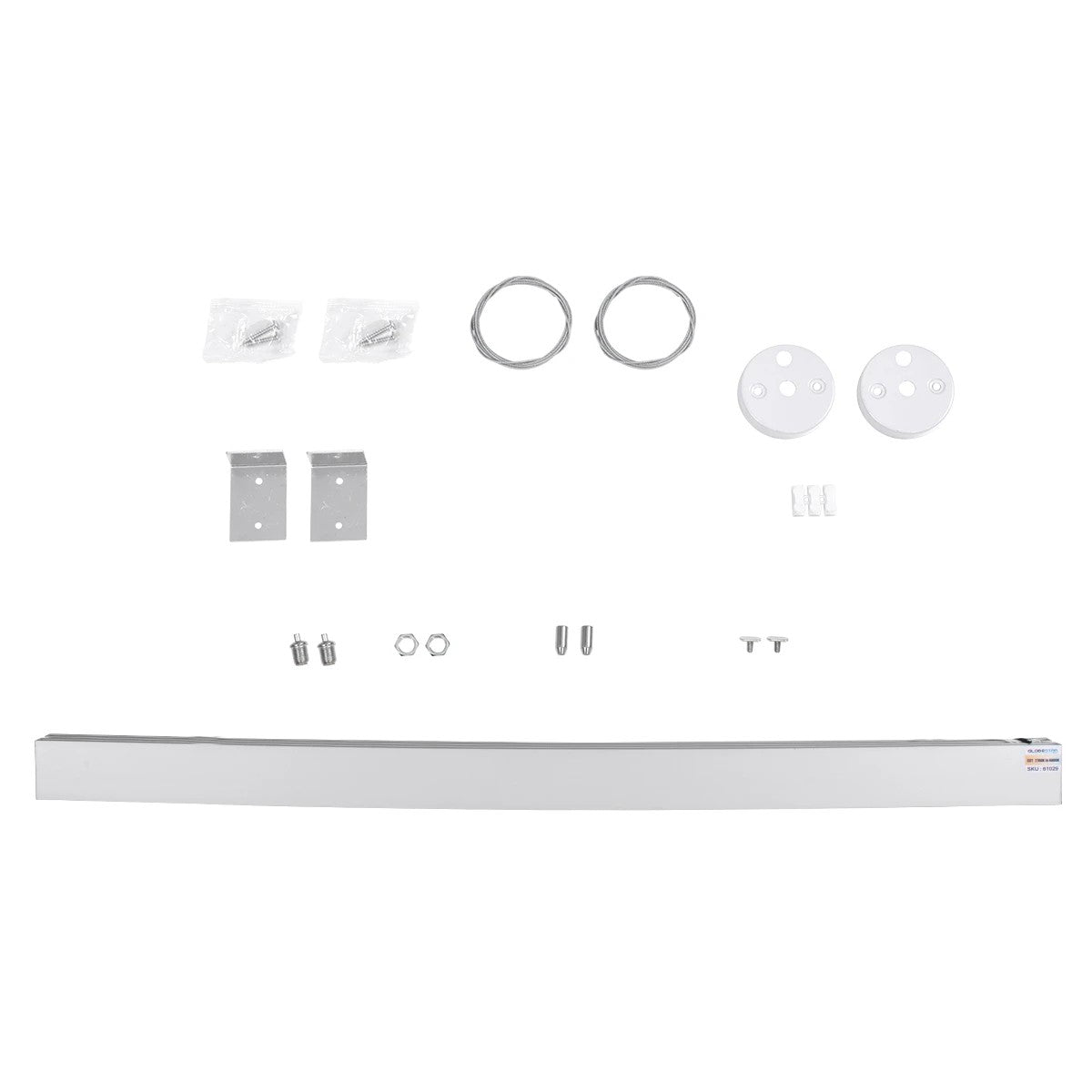kelvo® ORION KLV-101-0363-V3 Φωτιστικό Τοίχου / Απλίκα LED 72W 7200lm 120° AC 220-240V IP20 Ρυθμιζόμενο Λευκό CCT με Χειριστήριο από 2700K έως 6000K Dimmable - Lumileds SMD Chip - Λευκό Ματ - Μ120 x Π5 x Υ7.5cm - 3 Χρόνια Εγγύηση