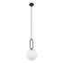 kelvo® BELLISSIMO KLV-101-0373 Κρεμαστό Φωτιστικό Οροφής για Λάμπα με Ντουί E27 AC 220-240V IP20 - Μαύρο Ματ & Λευκό - Μ20 x Π20 x Υ42cm