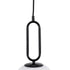 kelvo® BELLISSIMO KLV-101-0373 Κρεμαστό Φωτιστικό Οροφής για Λάμπα με Ντουί E27 AC 220-240V IP20 - Μαύρο Ματ & Λευκό - Μ20 x Π20 x Υ42cm