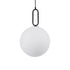 kelvo® BELLISSIMO KLV-101-0374 Κρεμαστό Φωτιστικό Οροφής για Λάμπα με Ντουί E27 AC 220-240V IP20 - Μαύρο Ματ & Λευκό - Μ30 x Π30 x Υ52cm