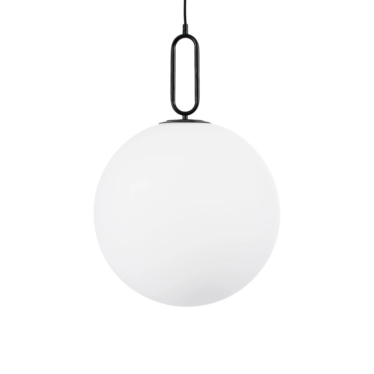 kelvo® BELLISSIMO KLV-101-0375 Κρεμαστό Φωτιστικό Οροφής για Λάμπα με Ντουί E27 AC 220-240V IP20 - Μαύρο Ματ & Λευκό - Μ40 x Π40 x Υ62cm
