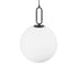 kelvo® BELLISSIMO KLV-101-0375 Κρεμαστό Φωτιστικό Οροφής για Λάμπα με Ντουί E27 AC 220-240V IP20 - Μαύρο Ματ & Λευκό - Μ40 x Π40 x Υ62cm
