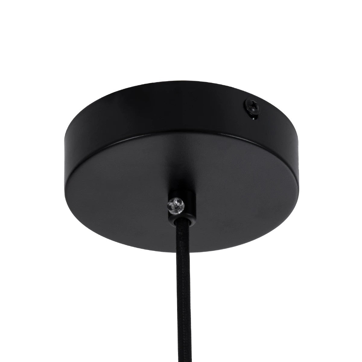 kelvo® BELLISSIMO KLV-101-0375 Κρεμαστό Φωτιστικό Οροφής για Λάμπα με Ντουί E27 AC 220-240V IP20 - Μαύρο Ματ & Λευκό - Μ40 x Π40 x Υ62cm