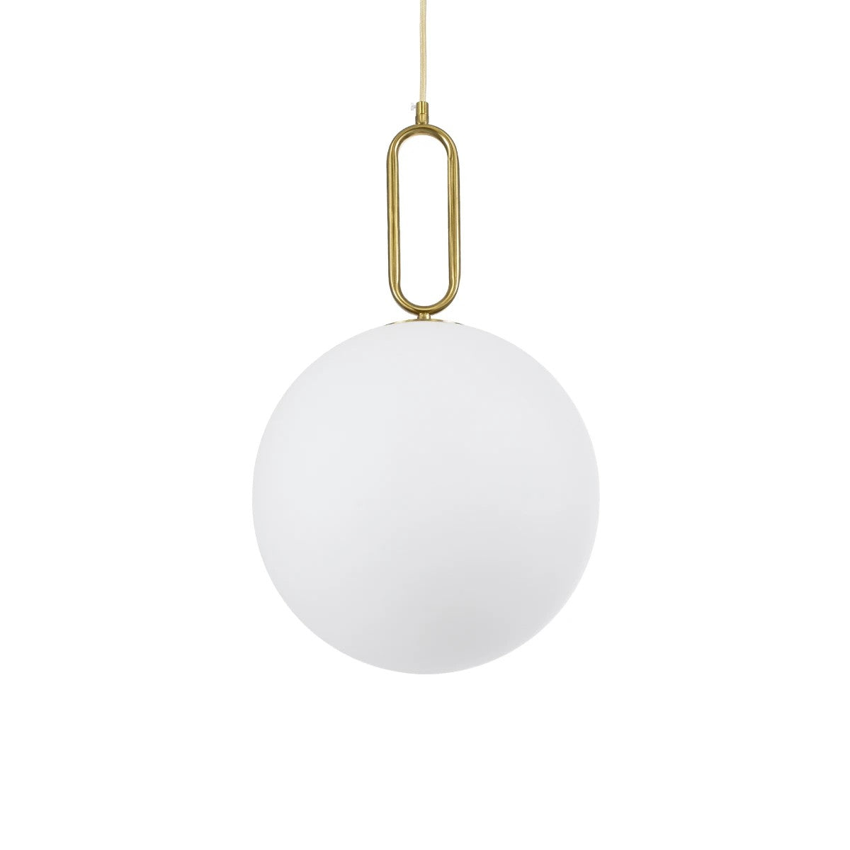 kelvo® BELLISSIMO KLV-101-0377 Κρεμαστό Φωτιστικό Οροφής για Λάμπα με Ντουί E27 AC 220-240V IP20 - Χρυσό Βούρτσας Πλατίνα & Λευκό - Μ30 x Π30 x Υ52cm