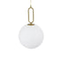 kelvo® BELLISSIMO KLV-101-0377 Κρεμαστό Φωτιστικό Οροφής για Λάμπα με Ντουί E27 AC 220-240V IP20 - Χρυσό Βούρτσας Πλατίνα & Λευκό - Μ30 x Π30 x Υ52cm
