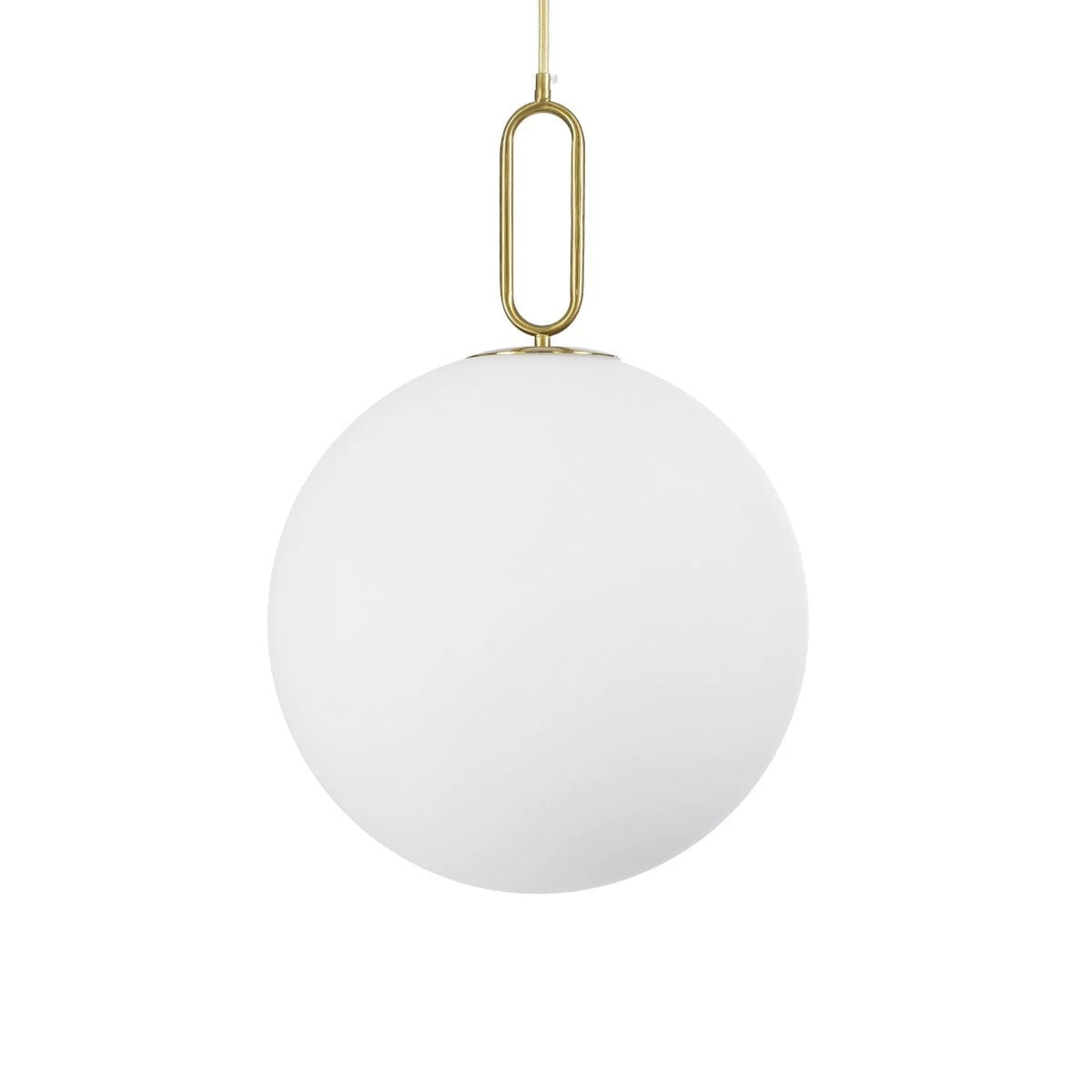 kelvo® BELLISSIMO KLV-101-0378 Κρεμαστό Φωτιστικό Οροφής για Λάμπα με Ντουί E27 AC 220-240V IP20 - Χρυσό Βούρτσας Πλατίνα & Λευκό - Μ40 x Π40 x Υ62cm