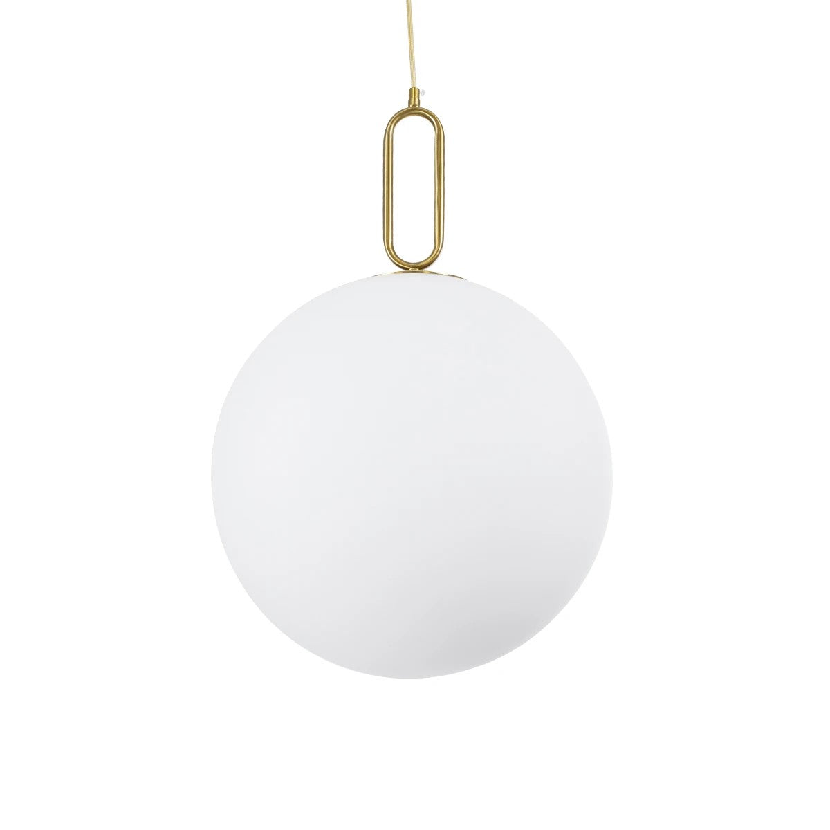 kelvo® BELLISSIMO KLV-101-0378 Κρεμαστό Φωτιστικό Οροφής για Λάμπα με Ντουί E27 AC 220-240V IP20 - Χρυσό Βούρτσας Πλατίνα & Λευκό - Μ40 x Π40 x Υ62cm