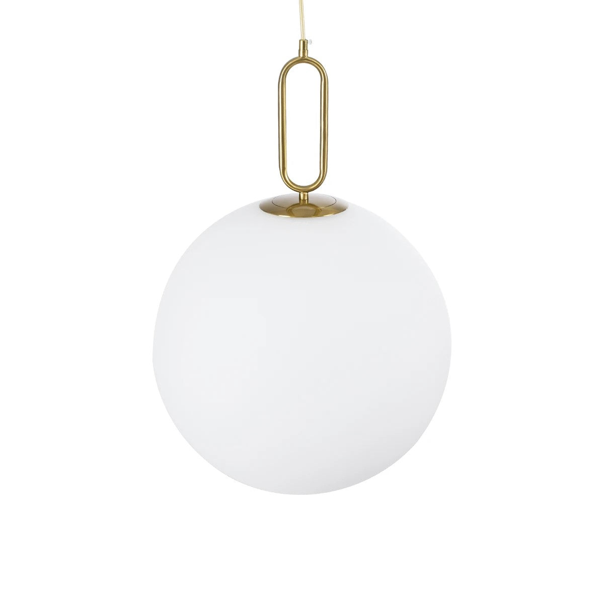 kelvo® BELLISSIMO KLV-101-0378 Κρεμαστό Φωτιστικό Οροφής για Λάμπα με Ντουί E27 AC 220-240V IP20 - Χρυσό Βούρτσας Πλατίνα & Λευκό - Μ40 x Π40 x Υ62cm