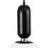 kelvo® ESTETICO KLV-101-0379 Κρεμαστό Φωτιστικό Οροφής για Λάμπα με Ντουί E27 AC 220-240V IP20 - Μαύρο Ματ & Λευκό - Μ20 x Π20 x Υ38cm