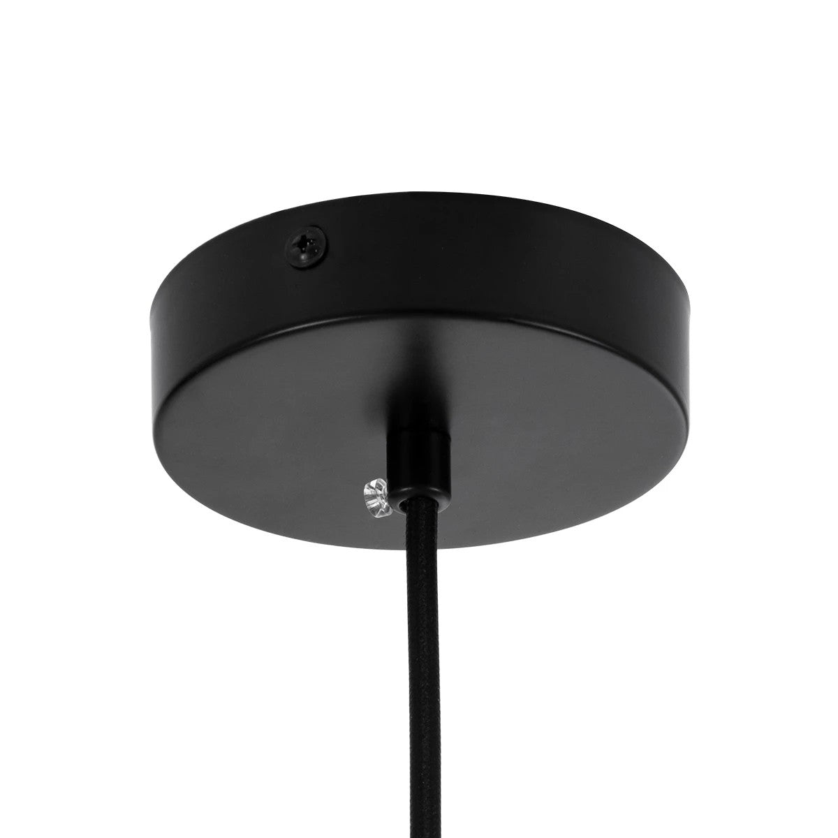 kelvo® ESTETICO KLV-101-0379 Κρεμαστό Φωτιστικό Οροφής για Λάμπα με Ντουί E27 AC 220-240V IP20 - Μαύρο Ματ & Λευκό - Μ20 x Π20 x Υ38cm