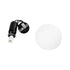 kelvo® ESTETICO KLV-101-0379 Κρεμαστό Φωτιστικό Οροφής για Λάμπα με Ντουί E27 AC 220-240V IP20 - Μαύρο Ματ & Λευκό - Μ20 x Π20 x Υ38cm