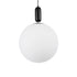 kelvo® ESTETICO KLV-101-0381 Κρεμαστό Φωτιστικό Οροφής για Λάμπα με Ντουί E27 AC 220-240V IP20 - Μαύρο Ματ & Λευκό - Μ40 x Π40 x Υ58cm