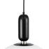 kelvo® ESTETICO KLV-101-0381 Κρεμαστό Φωτιστικό Οροφής για Λάμπα με Ντουί E27 AC 220-240V IP20 - Μαύρο Ματ & Λευκό - Μ40 x Π40 x Υ58cm