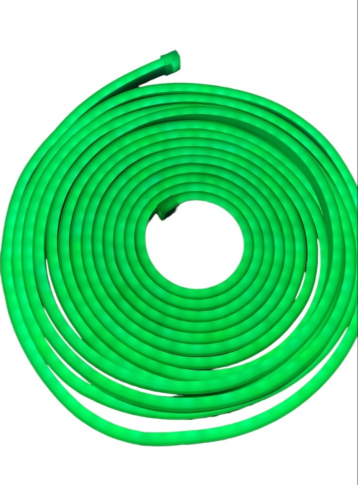 5 μετρα Neon Flex 22-24lm/led ταινία Led 6*12mm-12vDc Πράσινο - ledmania.gr