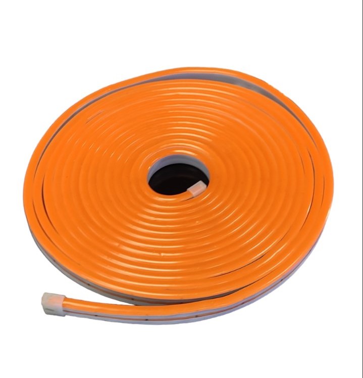 5 μετρα Neon Flex 22-24lm/led ταινία Led 6*12mm-12vDc Πορτοκαλί - ledmania.gr