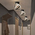 GLOBOSTAR® AMELIA 61052 Μοντέρνο Φωτιστικό Οροφής LED 20W 2400lm 300° AC 220-240V IP20 Ρυθμιζόμενο Λευκό CCT με On/Off 2700K/4500K/6000K - Lumileds SMD Chip - Μαύρο Ματ - Μ24.5 x Π16 x Υ25cm - 3 Χρόνια Εγγύηση - ledmania.gr