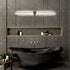 GLOBOSTAR® DIADEM 61334 Μοντέρνο Φωτιστικό Τοίχου - Απλίκα LED 18W 2160lm 120° AC 220-240V IP20 Ρυθμιζόμενο Λευκό CCT με On/Off 2700K/4500K/6000K - Lumileds SMD Chip - Χρυσό Βούρτσας - Μ10 x Π4 x Υ120cm - 3 Χρόνια Εγγύηση