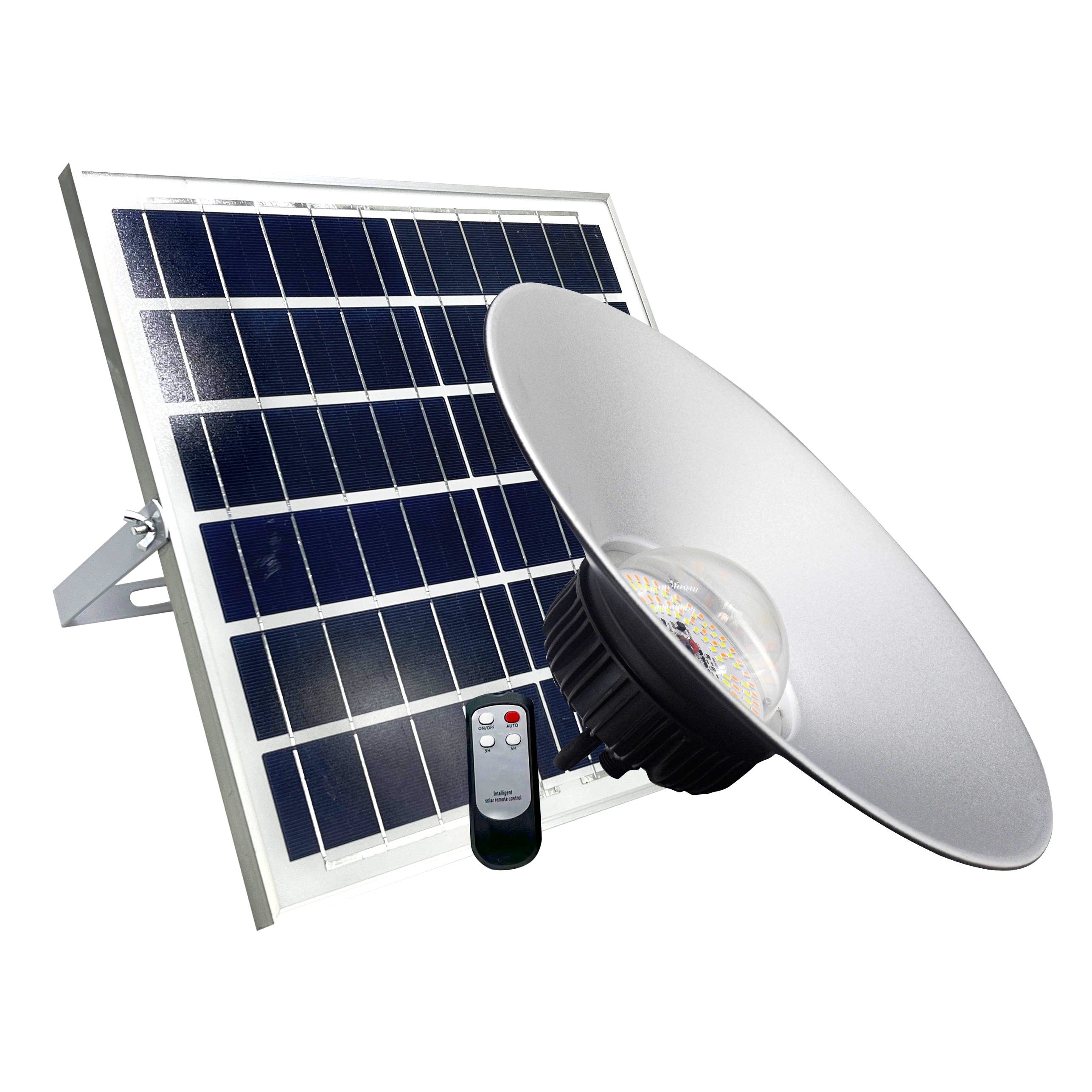 Ηλιακή Καμπάνα Led 100w Δυο Χρωμάτων 2700Κ-6000Κ-Αδιαβροχη με Τηλεχειριστήριο-Τεμ.1 - ledmania.gr