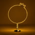 GLOBOSTAR® XMAS-CROWN-SMALL Χριστουγεννιάτικο Διακοσμητικό Φωτιστικό LED 15,6W 624lm 360° AC 220-240V Αδιάβροχο IP65 Θερμό Λευκό 2700K - Μαύρο & Διάφανο - M73 x Π25 x Υ106cm - 2 Χρόνια Εγγύηση - ledmania.gr