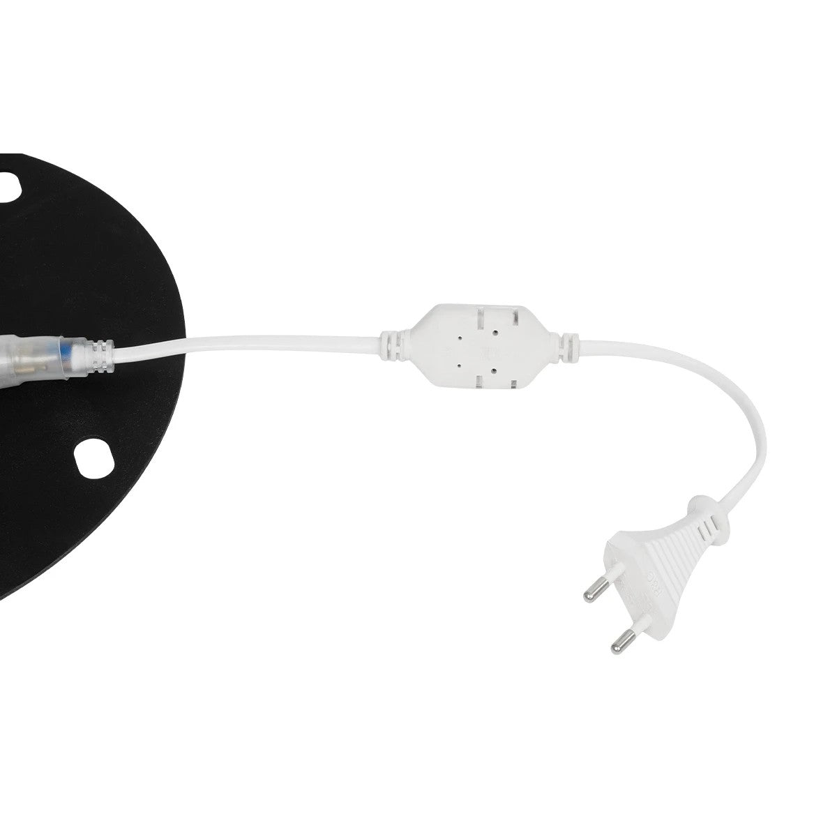 GLOBOSTAR® XMAS-CROWN-SMALL Χριστουγεννιάτικο Διακοσμητικό Φωτιστικό LED 15,6W 624lm 360° AC 220-240V Αδιάβροχο IP65 Θερμό Λευκό 2700K - Μαύρο & Διάφανο - M73 x Π25 x Υ106cm - 2 Χρόνια Εγγύηση - ledmania.gr