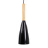GloboStar® DILLON 00630 Μοντέρνο Κρεμαστό Φωτιστικό Οροφής Τρίφωτο Μαύρο Μεταλλικό Πλέγμα Μ54 x Π14 x Υ130cm - ledmania.gr