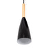 GloboStar® DILLON 00630 Μοντέρνο Κρεμαστό Φωτιστικό Οροφής Τρίφωτο Μαύρο Μεταλλικό Πλέγμα Μ54 x Π14 x Υ130cm - ledmania.gr