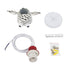 GloboStar® ZEBRA 00639 Μοντέρνο Κρεμαστό Παιδικό Φωτιστικό Οροφής Μονόφωτο Λευκό Μαύρο Μεταλλικό Μ19 x Π10.5 x Υ13.5cm - ledmania.gr
