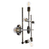 GloboStar® PIPING 00666 Vintage Industrial Επιτοίχιο Φωτιστικό Πολύφωτο Μπρούτζινο Μεταλλικό Πλέγμα Μ66 x Π9.5 x Υ49cm - ledmania.gr