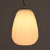 GloboStar® FREYA 00745 Μοντέρνο Κρεμαστό Φωτιστικό Οροφής Μονόφωτο Λευκό Γυάλινο Φ24 x Υ35cm - ledmania.gr
