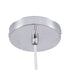 GloboStar® DIXAR 00763 Μοντέρνο Κρεμαστό Φωτιστικό Οροφής Μονόφωτο Γυάλινο Κόκκινο Φ36 x Υ45cm - ledmania.gr