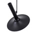 GloboStar® CELEST 00789 Μοντέρνο Μεταλλικό Κρεμαστό Φωτιστικό Οροφής Ανάρτηση με Ντουί G9 Μονόφωτο Μαύρο με Λευκό Γυαλί Φ20 x Y26.5cm - ledmania.gr