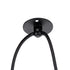 GloboStar® CELEST 00789 Μοντέρνο Μεταλλικό Κρεμαστό Φωτιστικό Οροφής Ανάρτηση με Ντουί G9 Μονόφωτο Μαύρο με Λευκό Γυαλί Φ20 x Y26.5cm - ledmania.gr