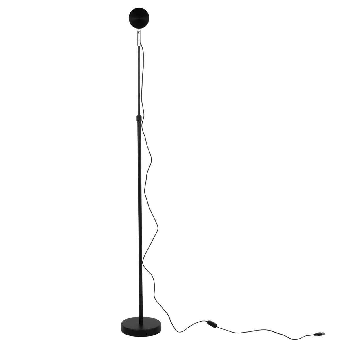 GloboStar® 00819 Μοντέρνο Minimal Επιδαπέδιο Φωτιστικό Μεταλλικό Μονόφωτο LED 12W DC 5V με Projector LENS Ειδικού Εφέ & Καλώδιο Τροφοδοσίας USB Rotation Head 180° SUN - ledmania.gr