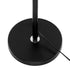 GloboStar® ASHLEY 00824 Μοντέρνο Φωτιστικό Δαπέδου Μονόφωτο Μεταλλικό Μαύρο με Καπέλο και Ξύλινη Λεπτομέρεια Φ40 x Υ145cm - ledmania.gr