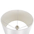 GloboStar® CEDAR 00828 Μοντέρνο Φωτιστικό Δαπέδου Μονόφωτο 1 x E27 Λευκό Μεταλλικό Καμπάνα με Λευκό Ύφασμα & Εφέ Ξύλου D40 x H148cm - ledmania.gr