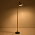 GloboStar® VERSA 00832 Μοντέρνο Φωτιστικό Δαπέδου Μονόφωτο Μεταλλικό Μπρονζέ Χρυσό με Μαύρη Μαρμάρινη Βάση Φ14.5 x Υ155cm - ledmania.gr