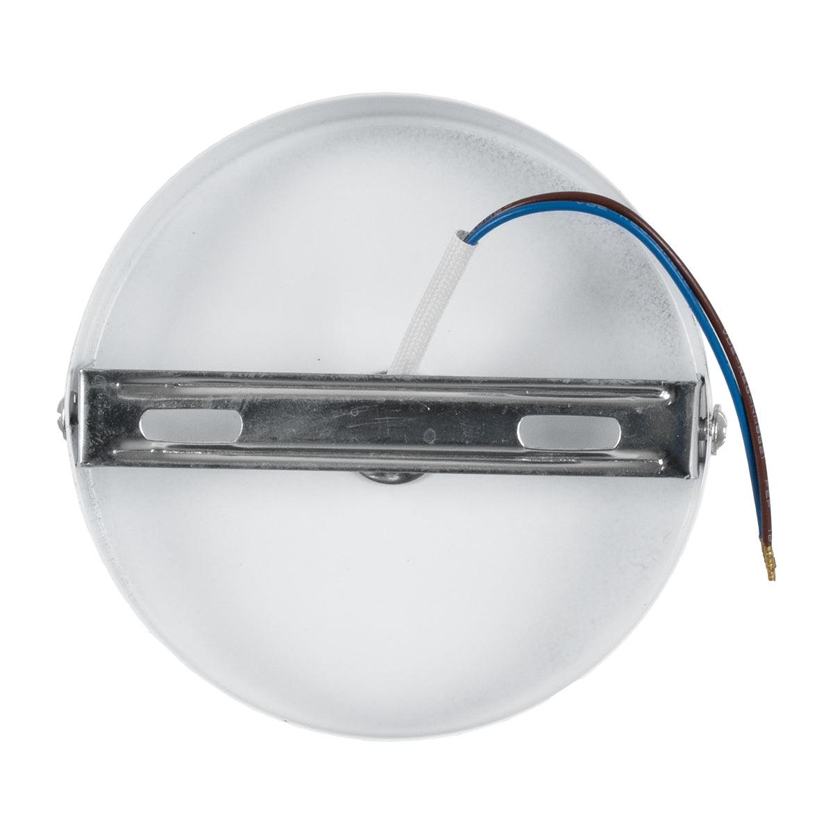 GloboStar® SARA 00842 Μοντέρνο Φωτιστικό Οροφής / Τοίχου Μονόφωτο 1xE27 Μεταλλικό Λευκό Φ10 x Υ10.3cm - ledmania.gr