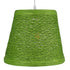 GloboStar® PLAYROOM 00864 Vintage Κρεμαστό Φωτιστικό Οροφής Μονόφωτο Πράσινο Ξύλινο Ψάθινο Rattan Φ32 x Υ27cm - ledmania.gr