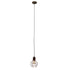 GloboStar® CAGE 00866 Vintage Industrial Κρεμαστό Φωτιστικό Οροφής Μονόφωτο Καφέ Σκουριά Μεταλλικό Πλέγμα Φ15 x Y22cm - ledmania.gr