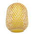 GloboStar® MAURITIUS 00899 Vintage Κρεμαστό Φωτιστικό Οροφής Μονόφωτο Καφέ Ξύλινο Bamboo Φ30 x Υ40cm - ledmania.gr