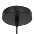 GloboStar® SHADE 00906 Μοντέρνο Κρεμαστό Φωτιστικό Οροφής Μονόφωτο Μαύρο Μεταλλικό με Ξύλο Καμπάνα Φ23 x Υ22cm - ledmania.gr
