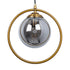 GloboStar® VIENNA 00923 Μοντέρνο Φωτιστικό Τοίχου Απλίκα Μονόφωτο Χρυσό Μεταλλικό Γυάλινο Μπάλα με Ρυθμιζόμενη Ανάρτηση Μ25 x Π23 x Υ27cm - ledmania.gr