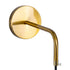 GloboStar® VIENNA 00923 Μοντέρνο Φωτιστικό Τοίχου Απλίκα Μονόφωτο Χρυσό Μεταλλικό Γυάλινο Μπάλα με Ρυθμιζόμενη Ανάρτηση Μ25 x Π23 x Υ27cm - ledmania.gr