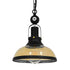 GloboStar® BILLIARD 00971 Vintage Industrial Κρεμαστό Φωτιστικό Οροφής Μονόφωτο Mαύρο Μεταλλικό Καμπάνα Φ25 x Υ29cm - ledmania.gr