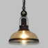 GloboStar® BILLIARD 00971 Vintage Industrial Κρεμαστό Φωτιστικό Οροφής Μονόφωτο Mαύρο Μεταλλικό Καμπάνα Φ25 x Υ29cm - ledmania.gr