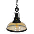 GloboStar® BILLIARD 00971 Vintage Industrial Κρεμαστό Φωτιστικό Οροφής Μονόφωτο Mαύρο Μεταλλικό Καμπάνα Φ25 x Υ29cm - ledmania.gr