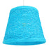 GloboStar® PLAYROOM 00995 Vintage Κρεμαστό Φωτιστικό Οροφής Μονόφωτο Θαλασσί Ξύλινο Ψάθινο Rattan Φ32 x Υ27cm - ledmania.gr