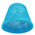 GloboStar® PLAYROOM 00995 Vintage Κρεμαστό Φωτιστικό Οροφής Μονόφωτο Θαλασσί Ξύλινο Ψάθινο Rattan Φ32 x Υ27cm - ledmania.gr