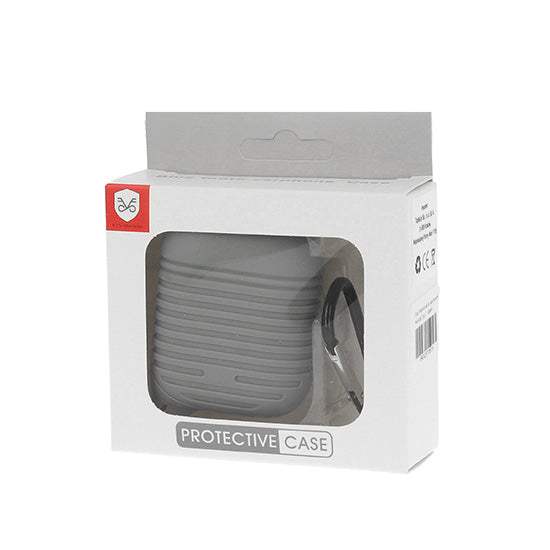 SILICONE CASE FOR AIRPODS TYPE 2 LIGHT BLUE - ledmania.gr